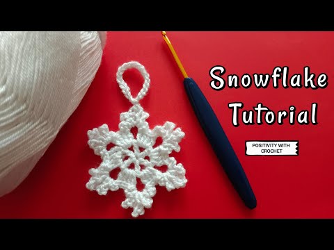 Crochet Snowflake Pattern Free Tutorial