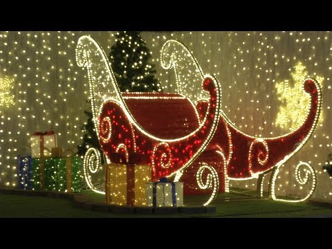 Bling bling: Verdens største julemarked er klar med en million lys i Odense