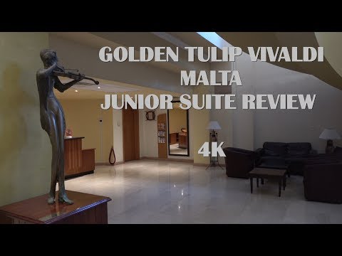 Golden Tulip Vivaldi Hotel Malta : Junior Suite Review 4K