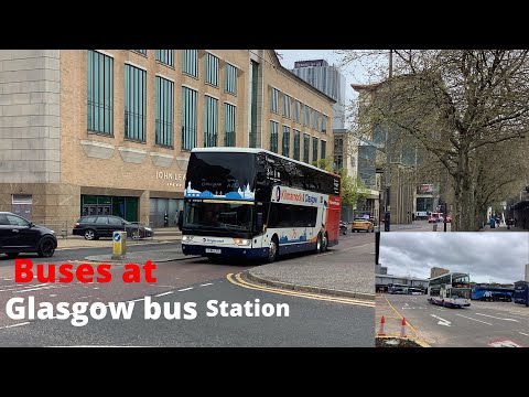 Buses at Glasgow Buchanan bus station