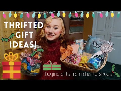 CHARITY SHOP gift ideas! THRIFTING affordable gifts